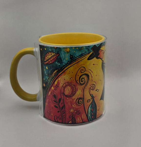 Jazz Art Mugs Yellow