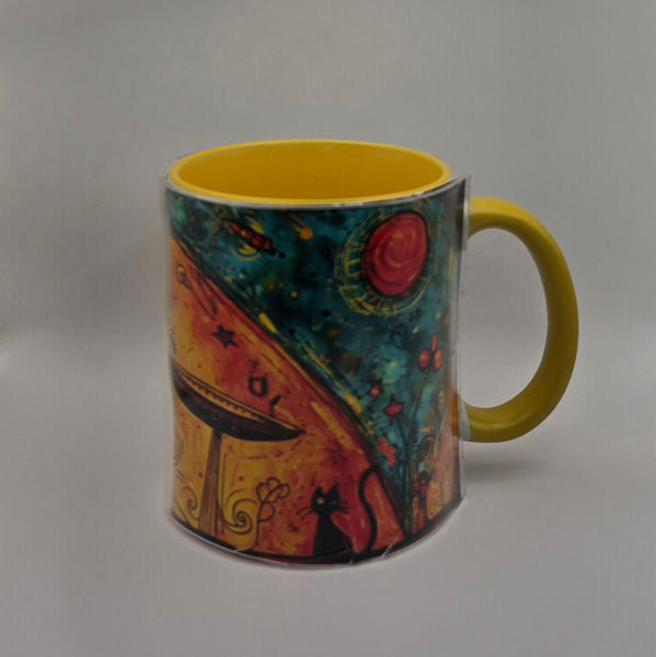 Jazz Art Mugs Yellow