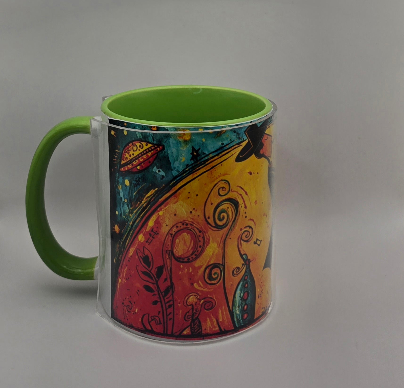 Jazz Art Mug Green