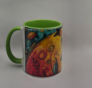 Jazz Art Mug Green