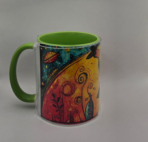 Jazz Art Mug Green