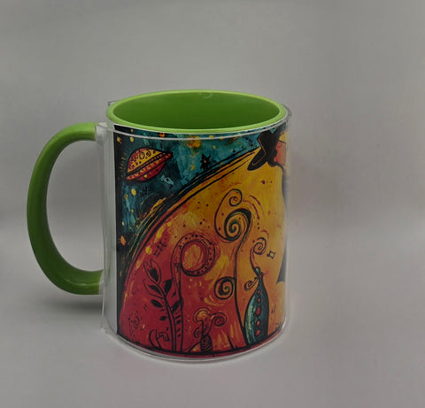 Jazz Art Mug Green