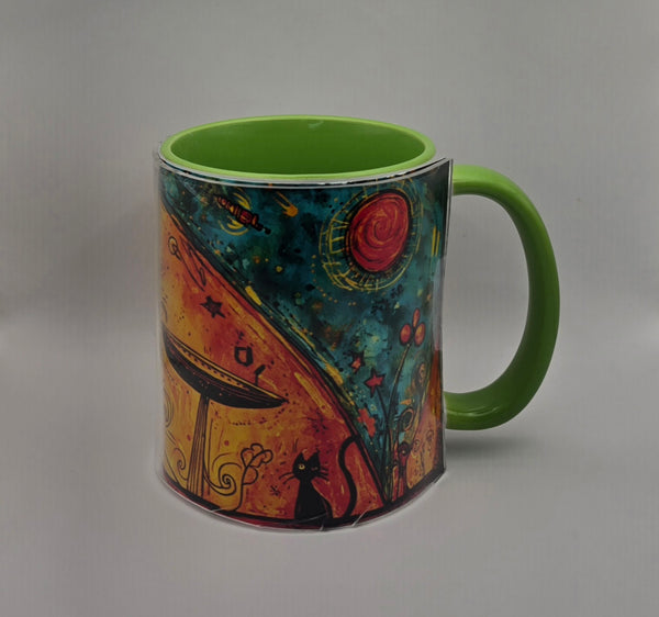 Jazz Art Mug Green