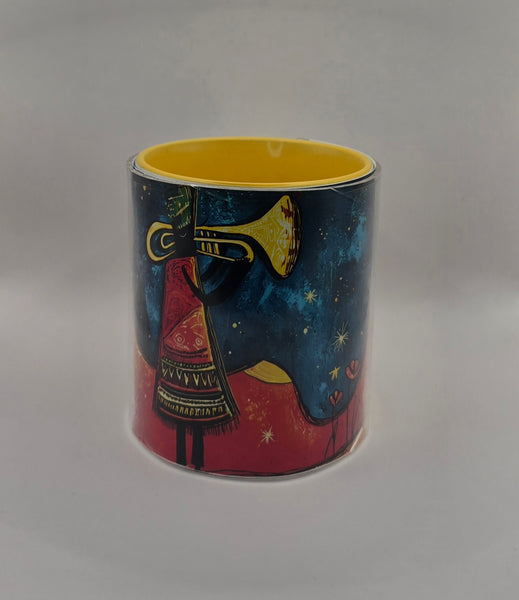Jazz Art Mugs Yellow