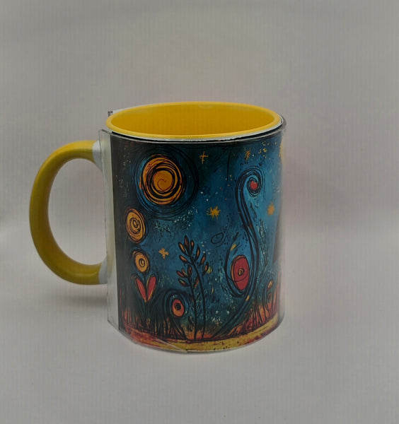 Jazz Art Mugs Yellow