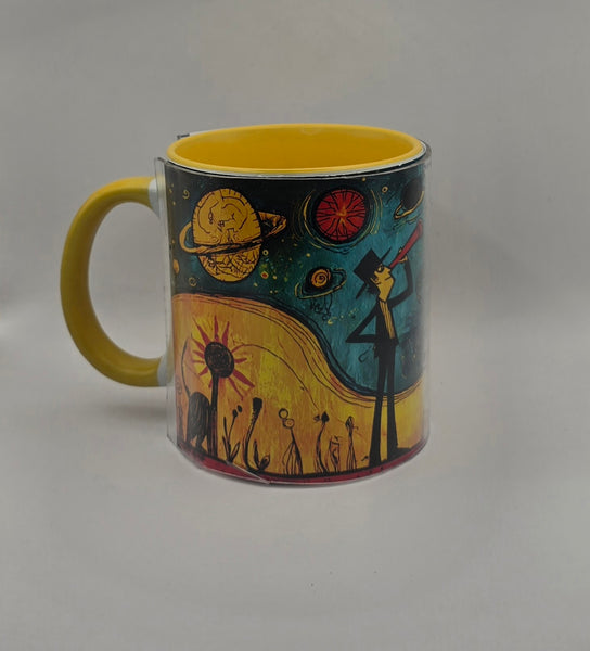 Jazz Art Mugs Yellow