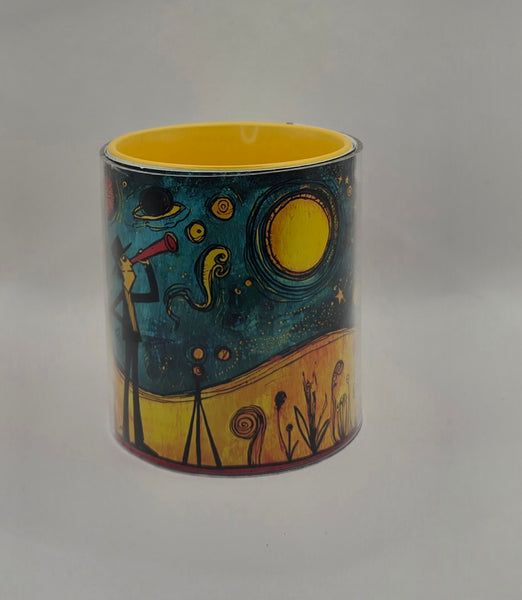 Jazz Art Mugs Yellow