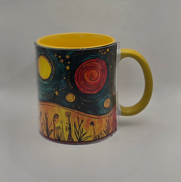 Jazz Art Mugs Yellow