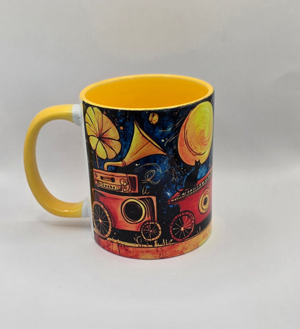 Jazz Art Mugs Yellow