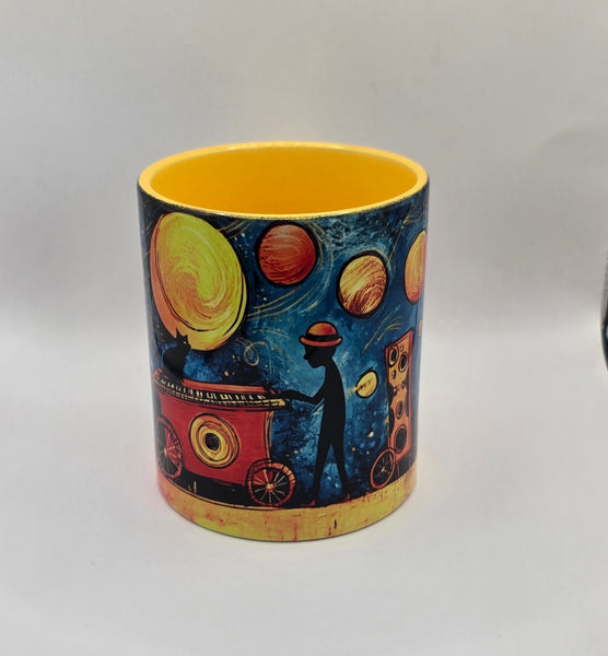 Jazz Art Mugs Yellow