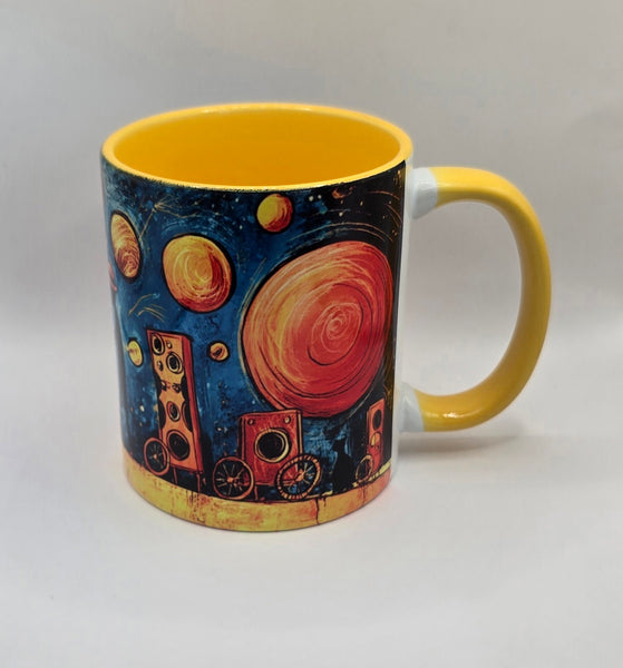 Jazz Art Mugs Yellow