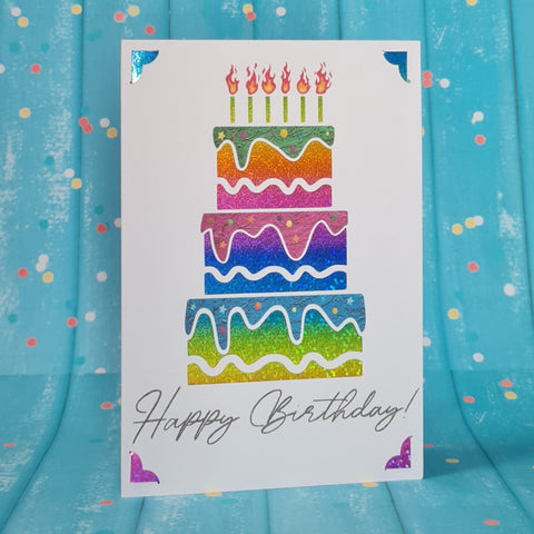 Cake Holographic Rainbow
